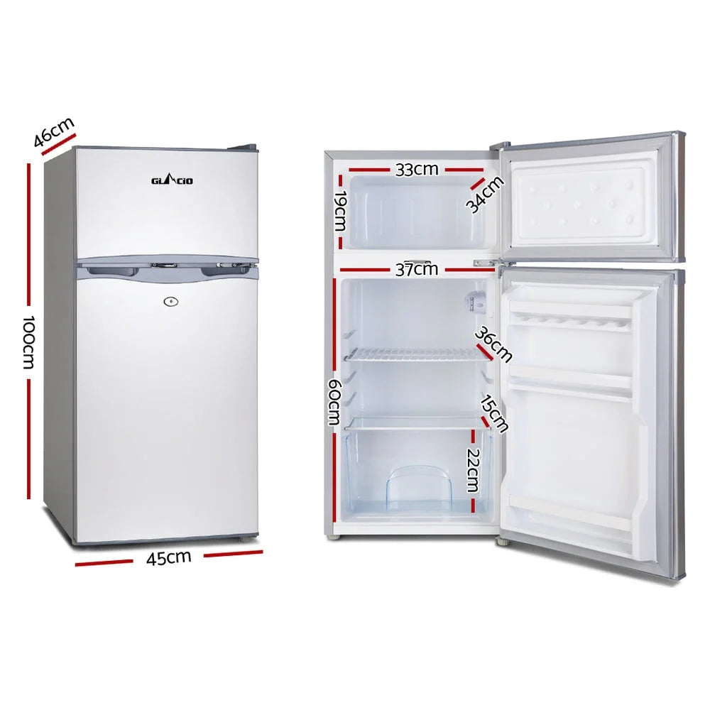 Portable Fridge 100L Bar Freezer Cooler Upright