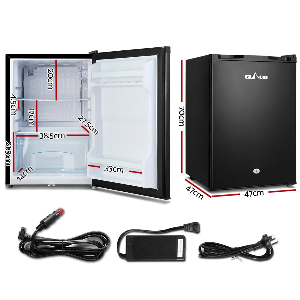 Portable Fridge 80L Bar Freezer Cooler Upright 12V/24V/240V