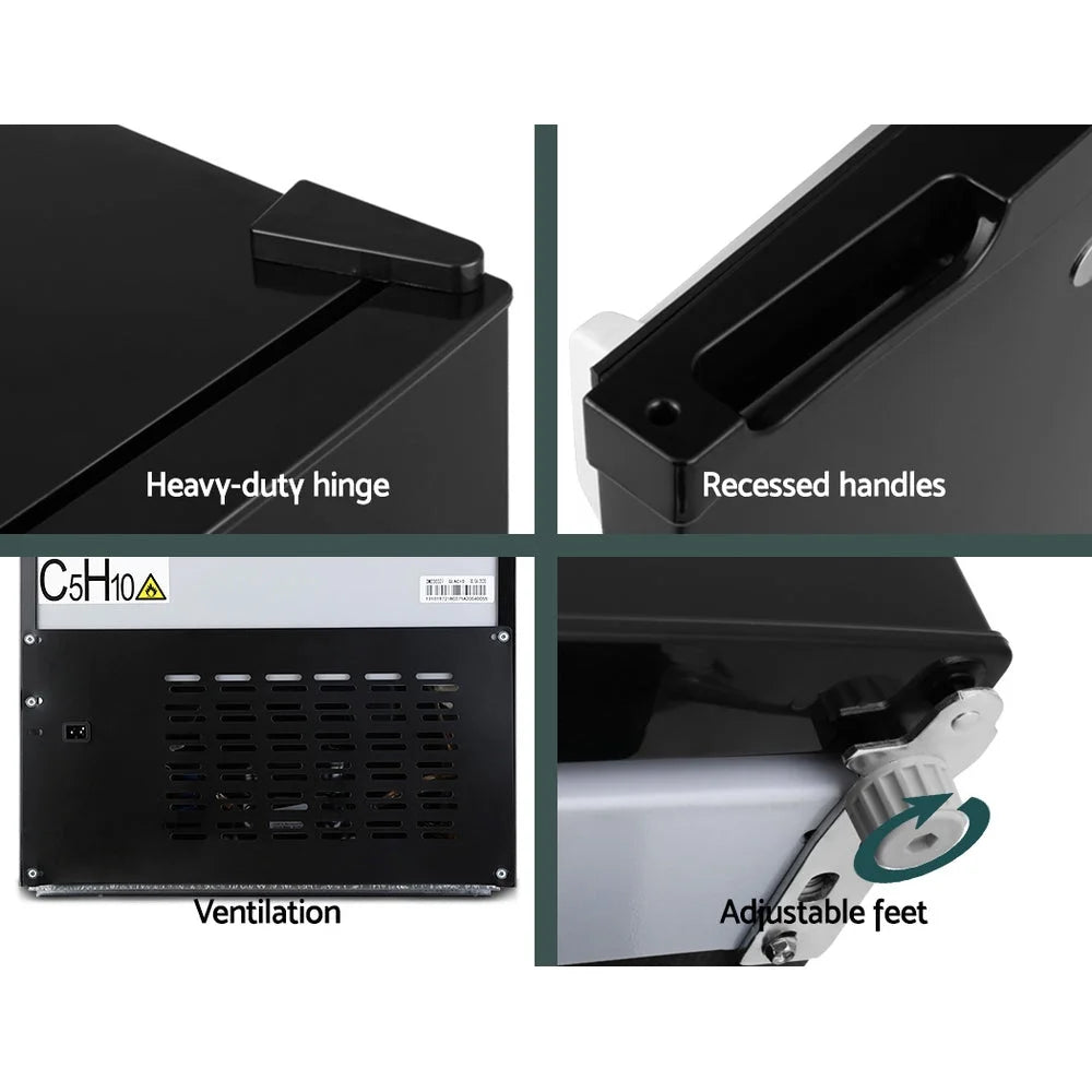 Portable Fridge 90L Bar Freezer Cooler Upright 12V/24V/240V