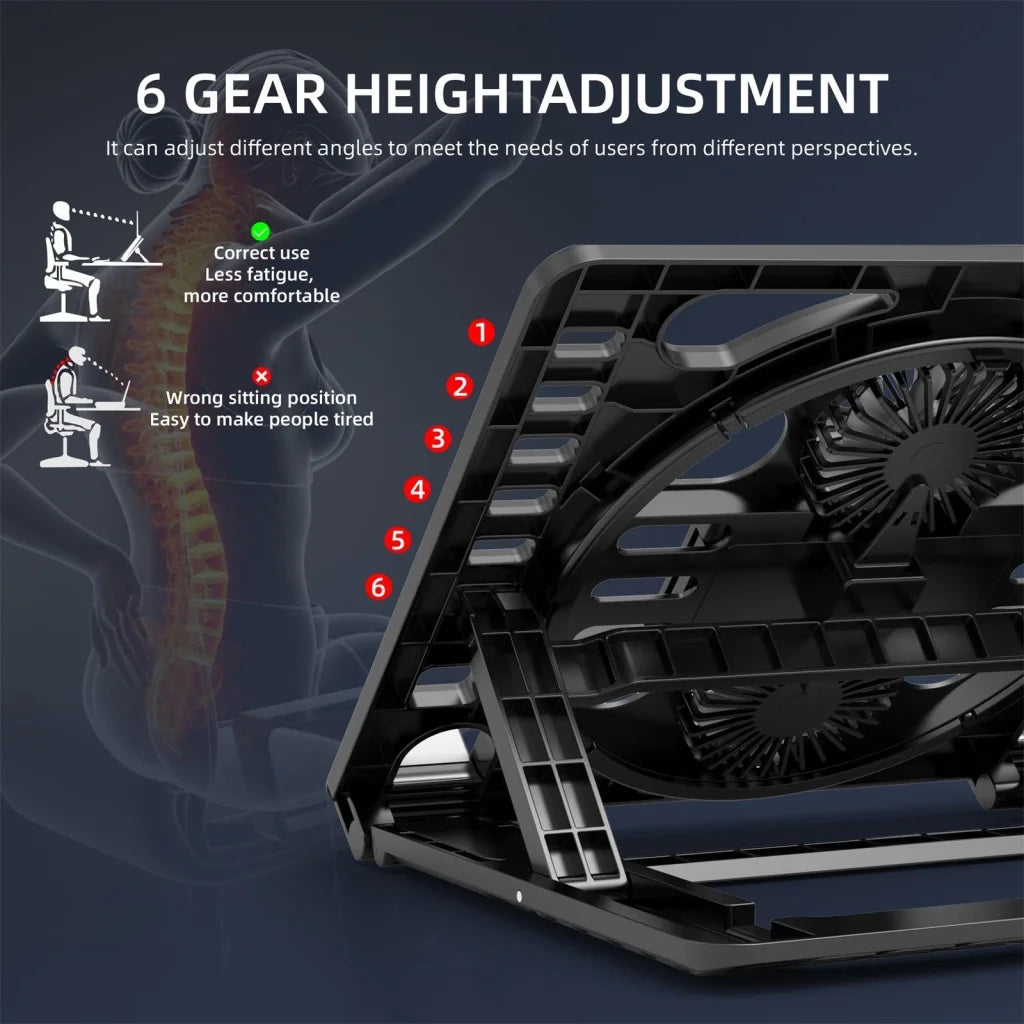 Portable Gaming Laptop Cooling Stand - Electronics >
