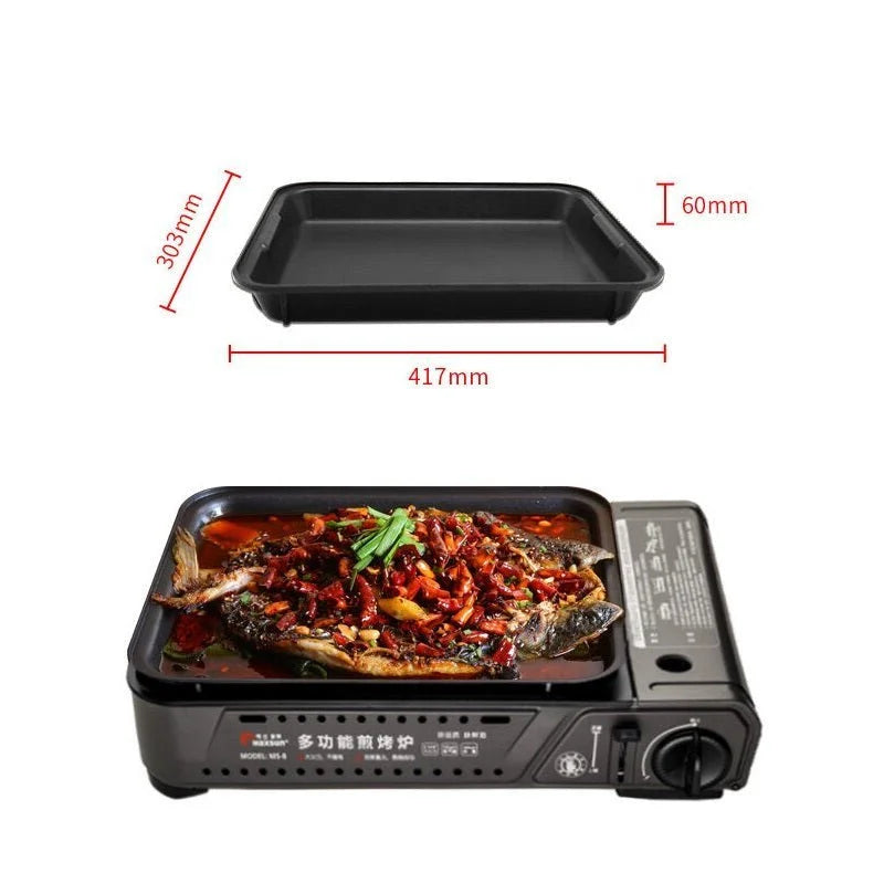 Portable Gas Burner Stove with Inset