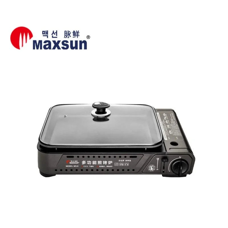 Portable Gas Burner Stove with Inset Non Stick