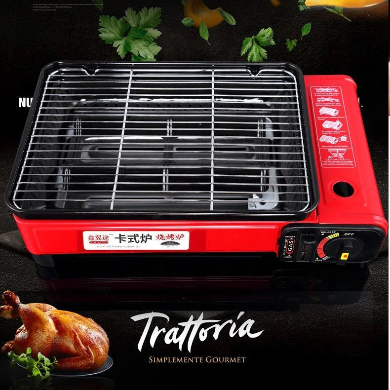 Portable Gas Stove Burner Butane BBQ Camping Cooker