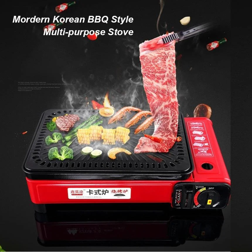 Portable Gas Stove Burner Butane BBQ Camping Cooker
