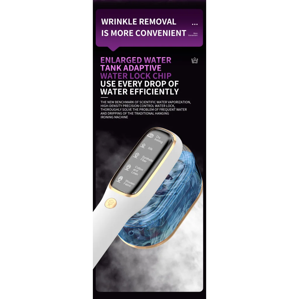 Portable Handheld Garment Steamer & Mini Iron - Smart