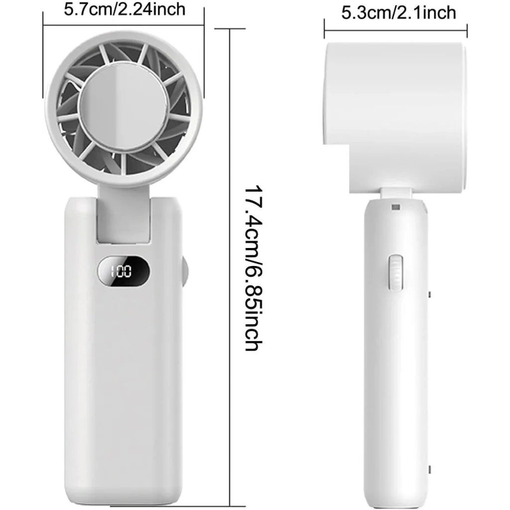 Portable Handheld Turbo Fan with Cooling Tech Digital