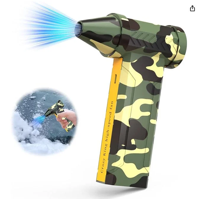Portable Jet Fan - 200W Powerful Handheld Air Duster &