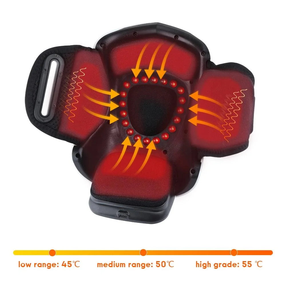 Portable Knee Massager With Infrared Heat Therapy Pain