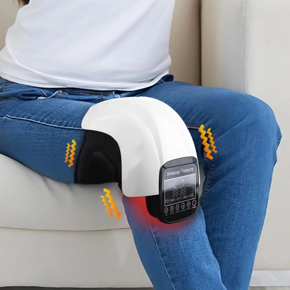 Portable Knee Massager With Infrared Heat Therapy Pain