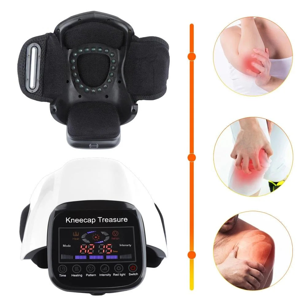Portable Knee Massager With Infrared Heat Therapy Pain