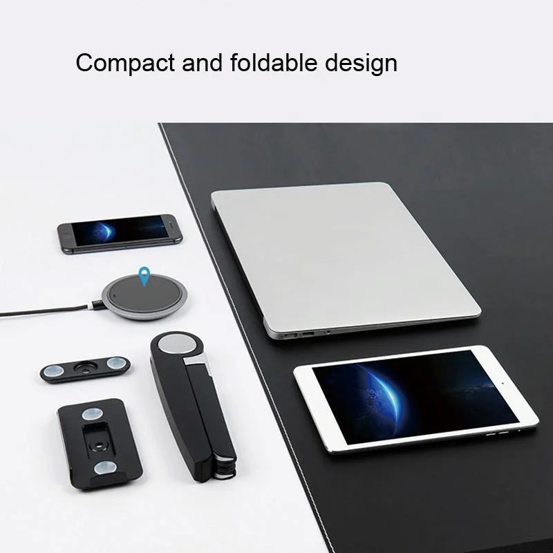 Portable Laptop and Tablet Stand - Foldable - Black