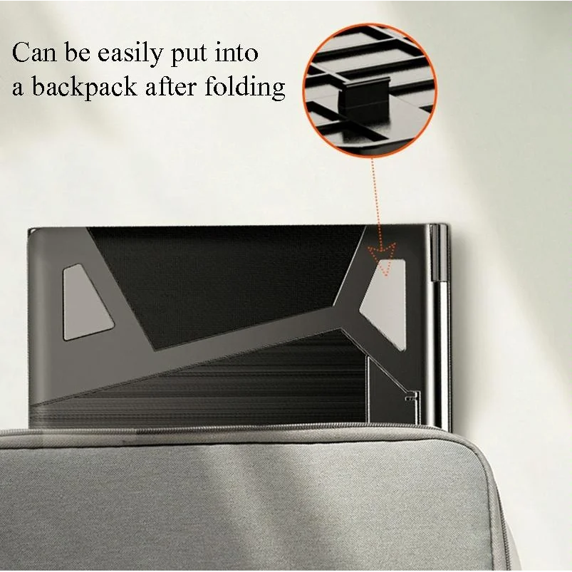 Portable Laptop Stand - Adjustable Height Foldable Heat