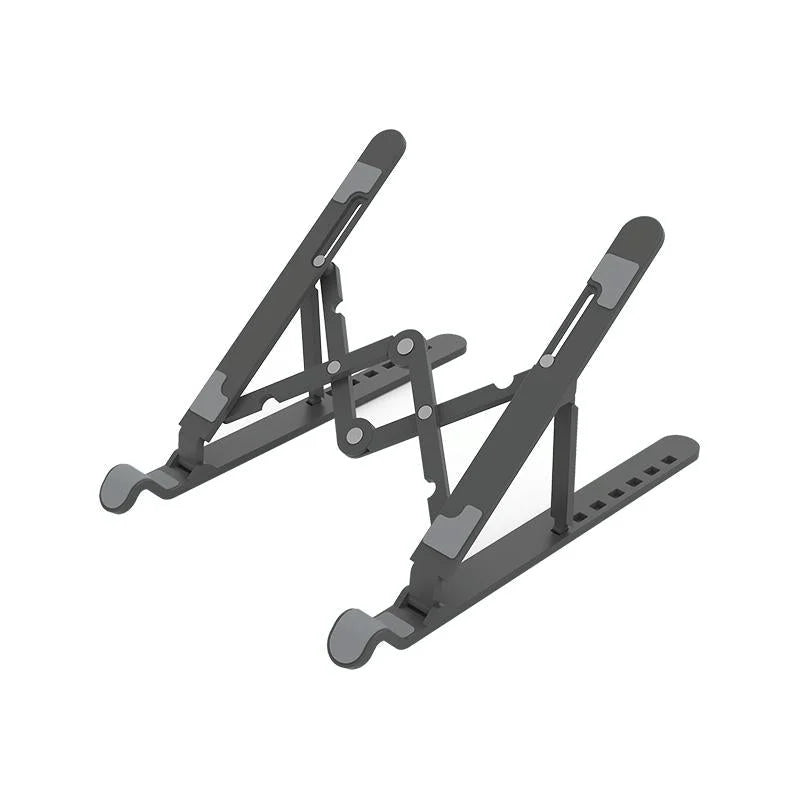 Portable Laptop Stand - Foldable - Black - Electronics >