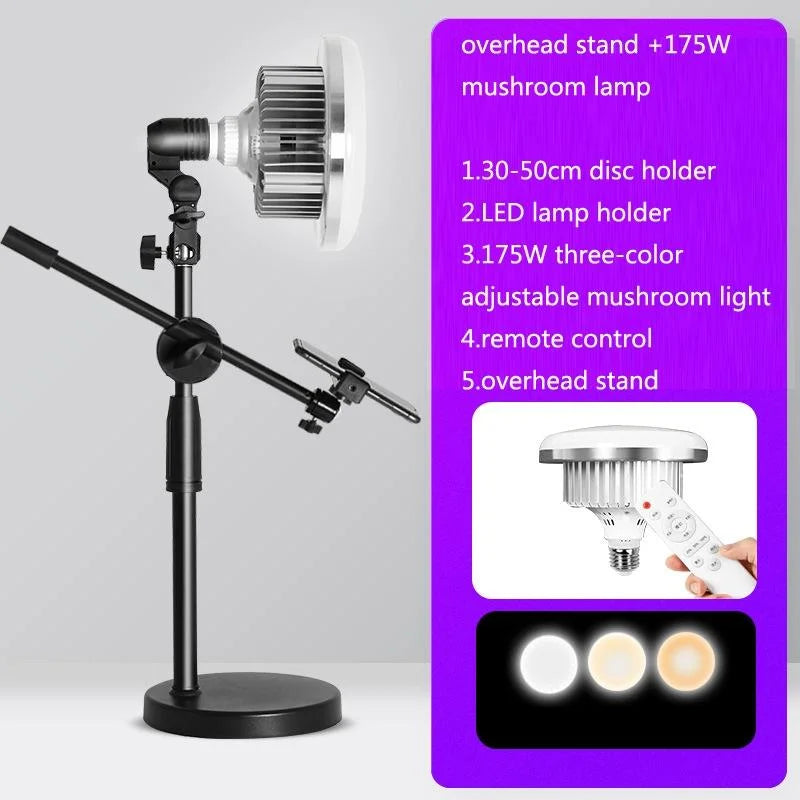 Portable Live Support Photography Light - 355w Mushroom
