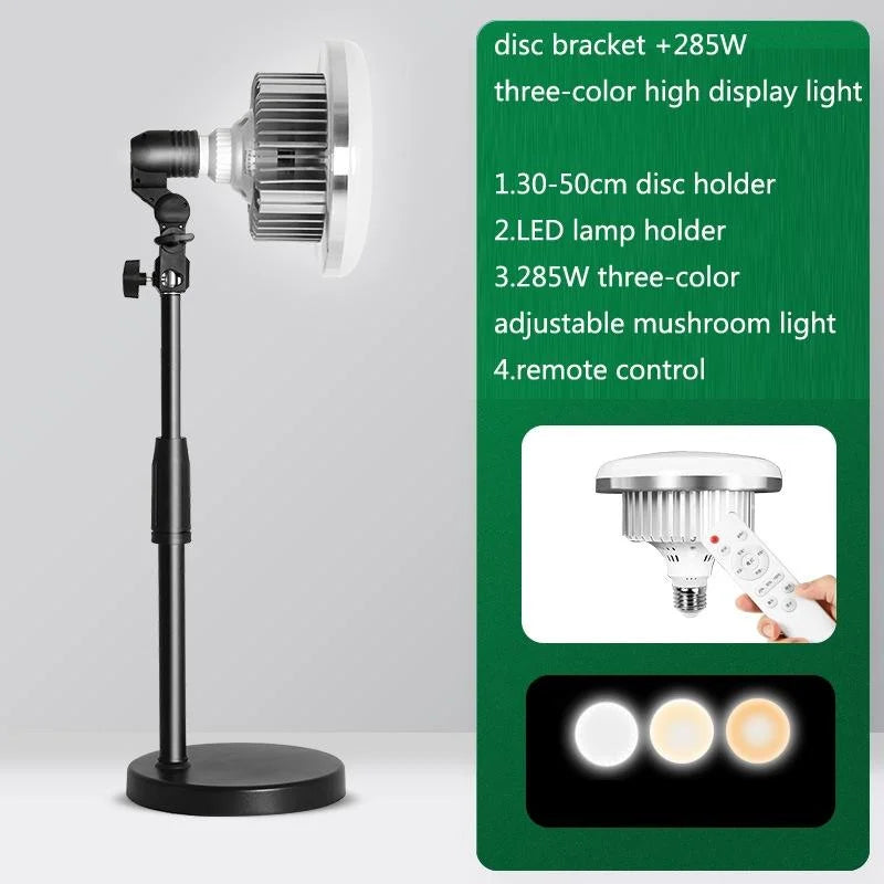 Portable Live Support Photography Light - 700w Mushroom
