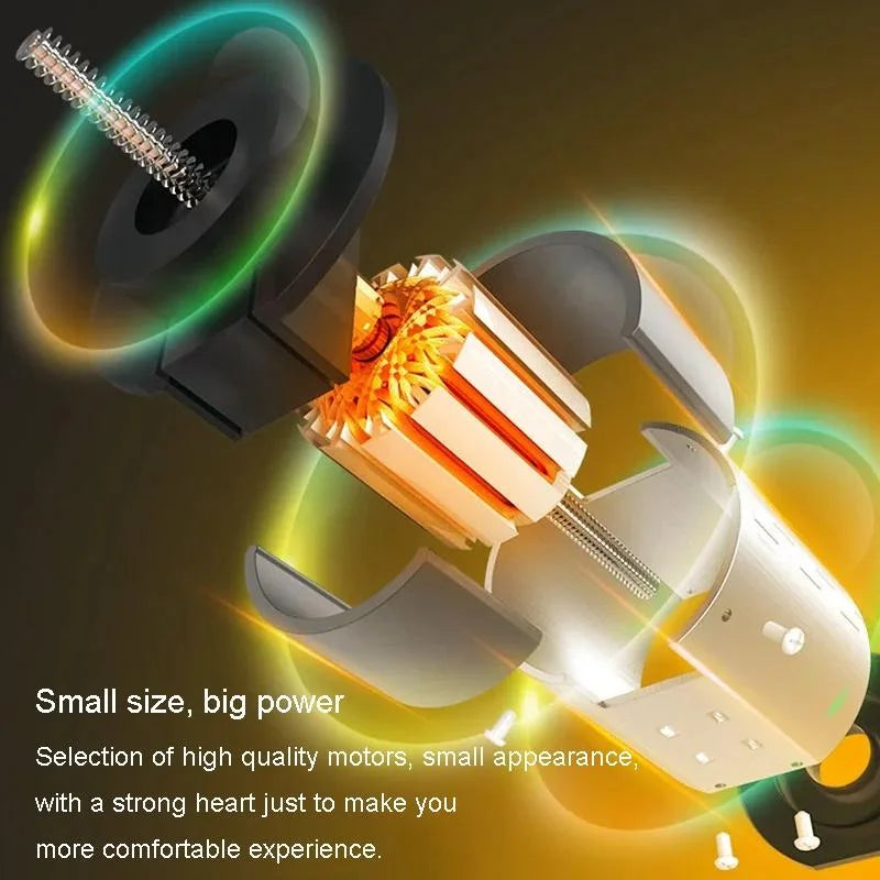 Portable Lumbar And Neck Massager For Car Gray Charging