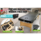 Portable Massage Table Bed Therapy Waxing 3-Fold 70cm
