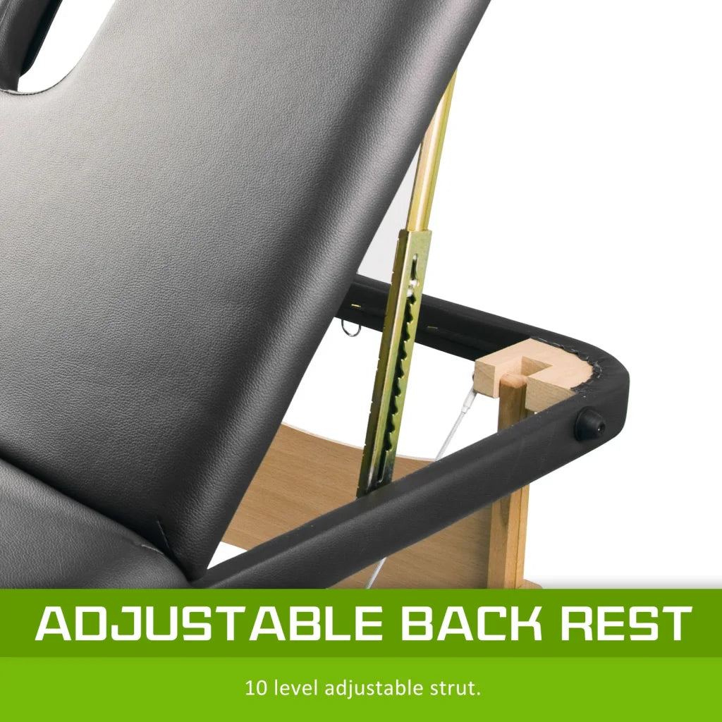 Portable Massage Table Bed Therapy Waxing 3-Fold 70cm