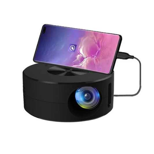 Portable Mini Projector with Smartphone Screen Sync USB
