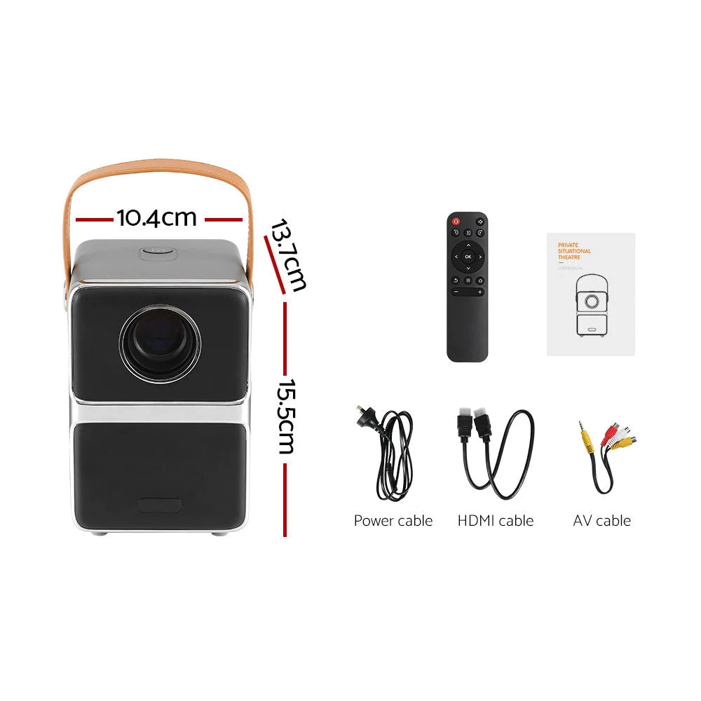 Portable Mini Video Projector 4K WiFi Home Theater HDMI