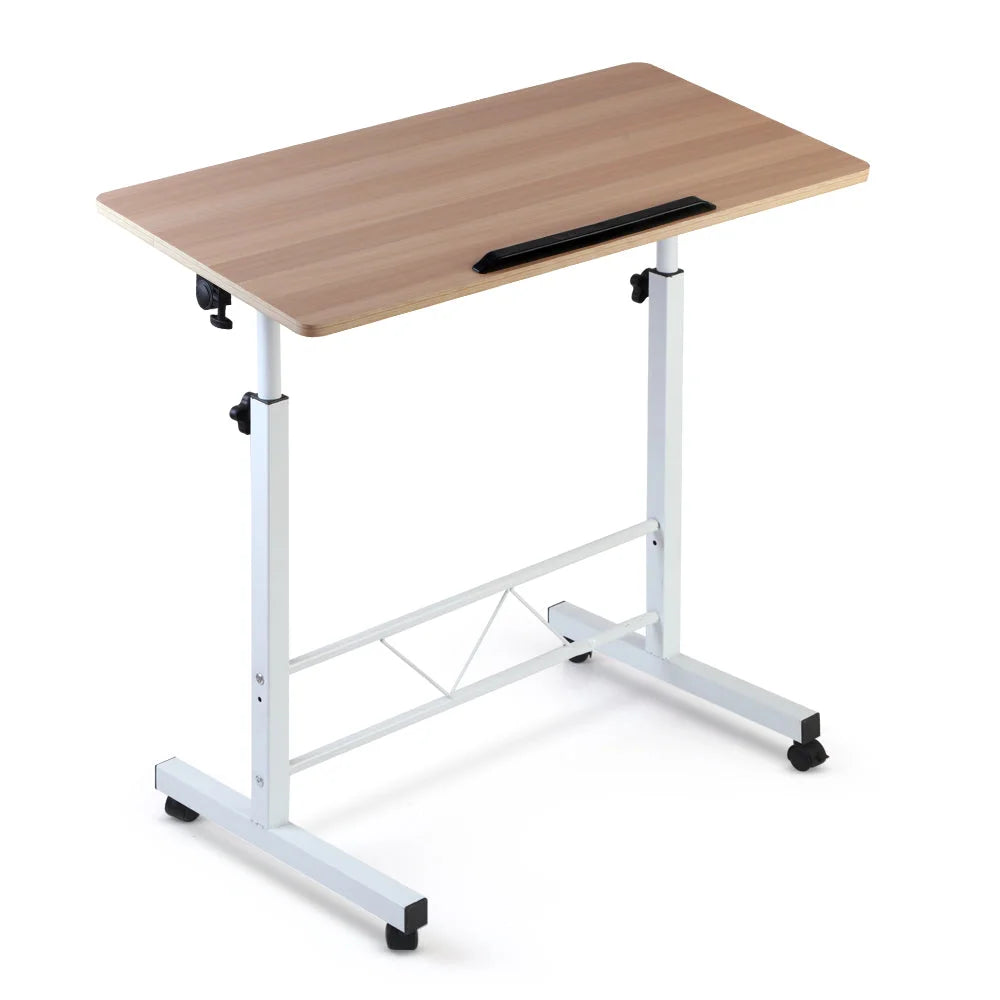 Desk with mobile laptop office