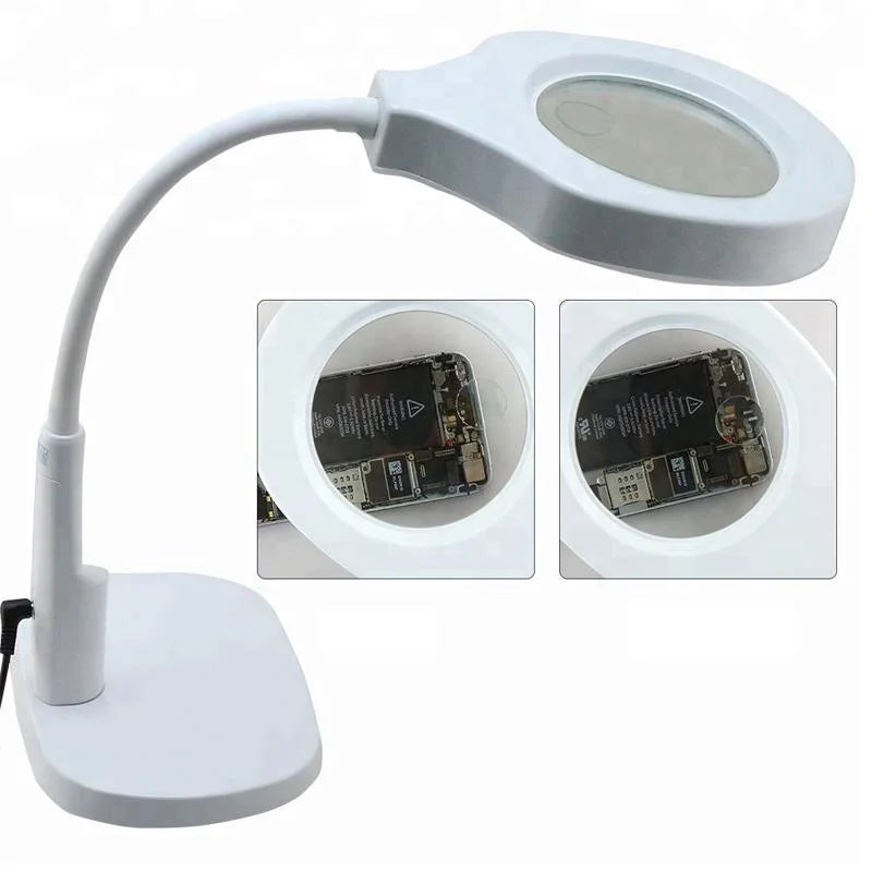 Portable Multi-function Magnifying Lamp - 220v - Tools >