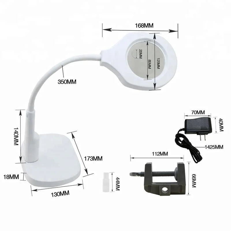 Portable Multi-function Magnifying Lamp - 220v - Tools >