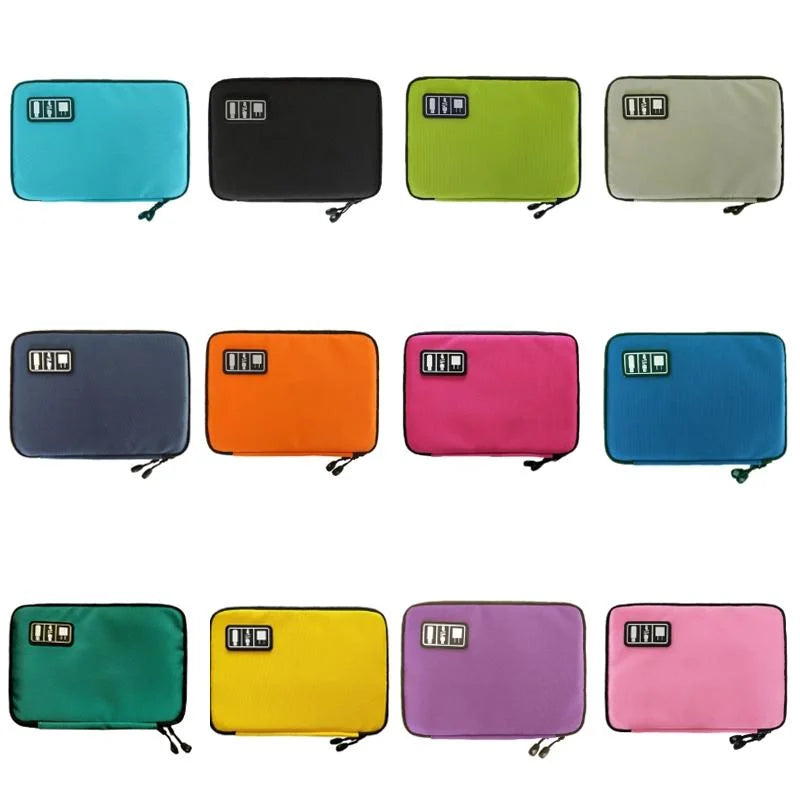 Portable Multifunctional U Disk Storage Bag For Mobile Phone Accessories - Red-1915197166629031937