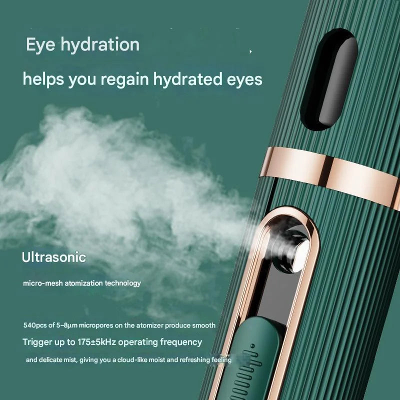 Portable Nano Mist Eye Sprayer - USB Rechargeable for Dry