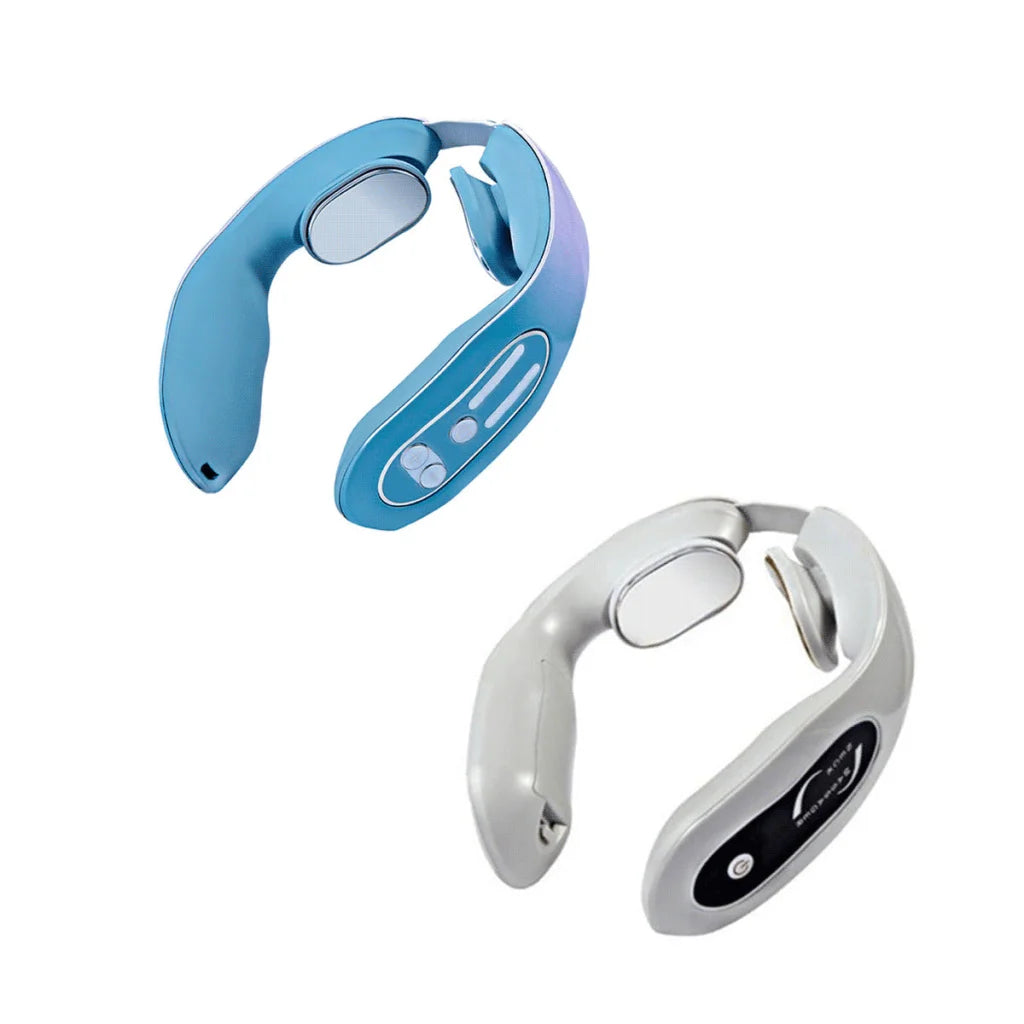 Portable Neck and Shoulder Massager with Heat and Pulse