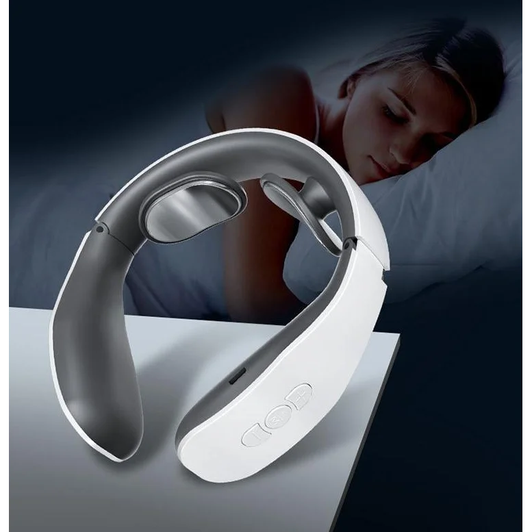 Portable Neck Massager With Heat Therapy Electromagnetic