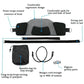 Portable Neck Pain Relief Hammock Massager Black / Dark