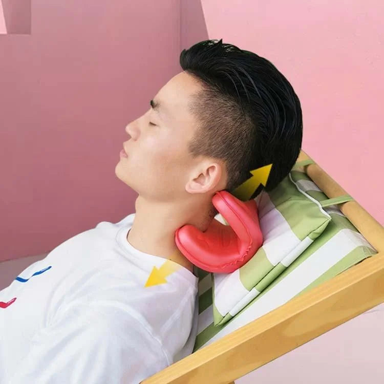 Portable Neck Pillow For Cervical Spine Stretching Massager