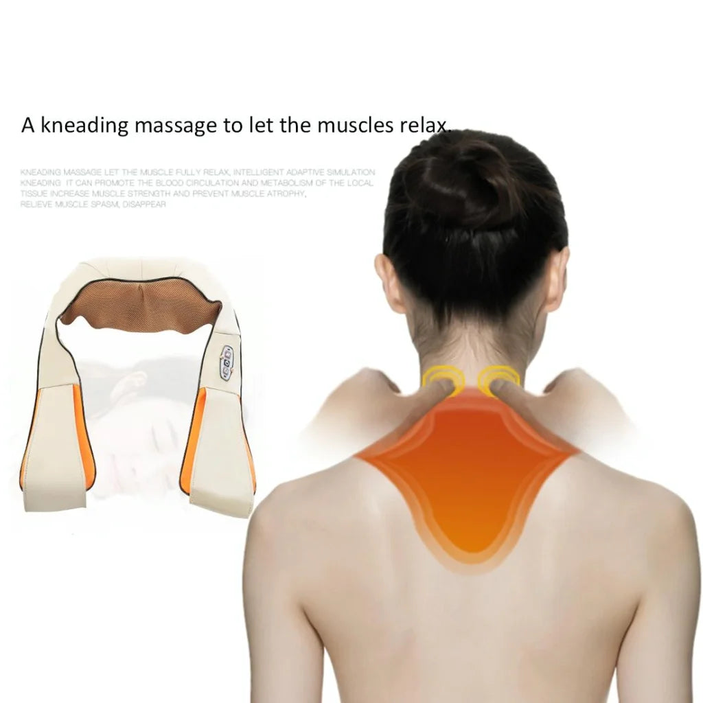 Portable Neck & Shoulder Vibration Massager Usb Charging