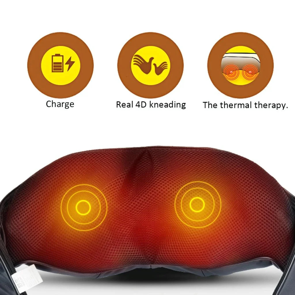 Portable Neck & Shoulder Vibration Massager Usb Charging