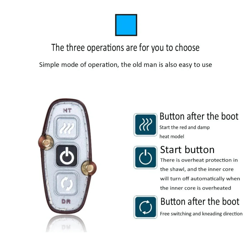 Portable Neck & Shoulder Vibration Massager Usb Charging