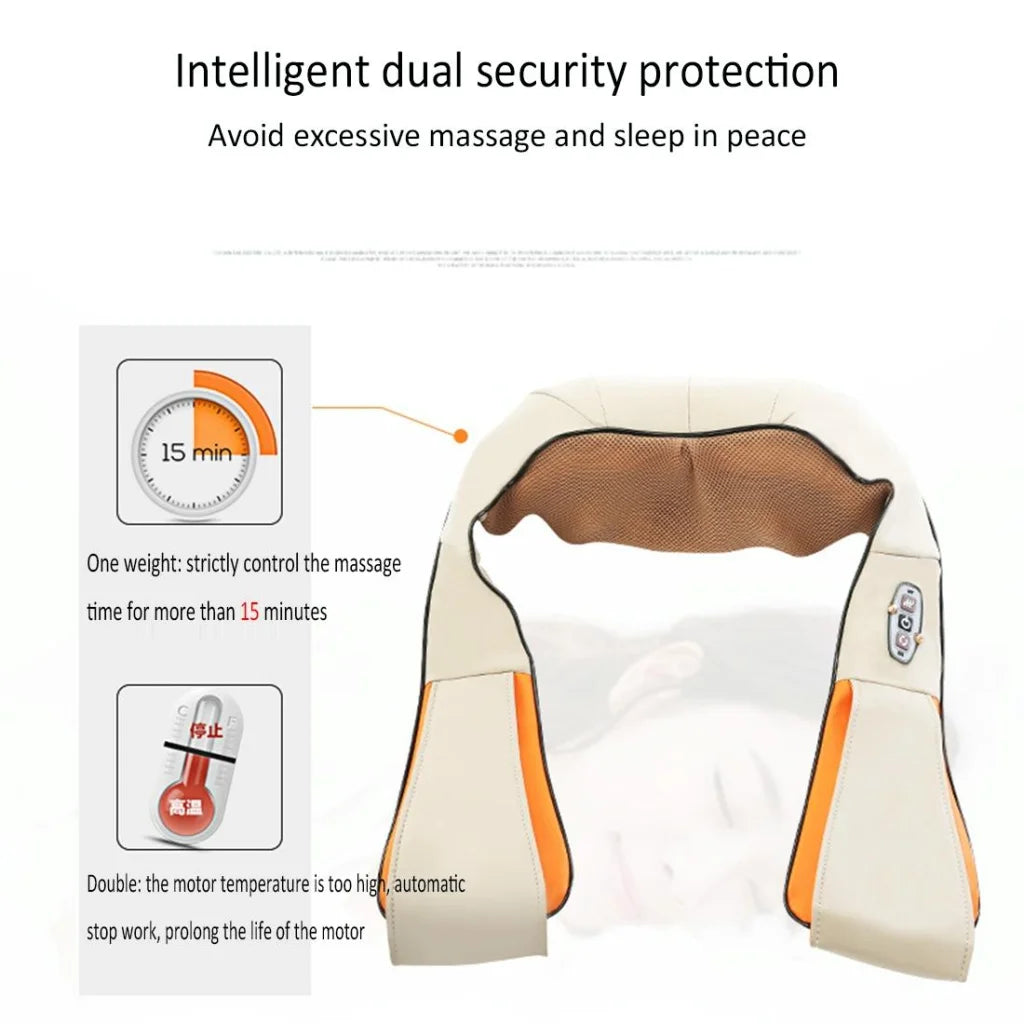 Portable Neck & Shoulder Vibration Massager Usb Charging