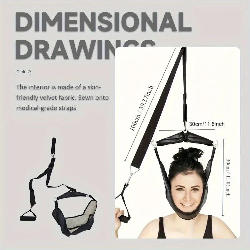 Portable neck stretcher for home use medium tension