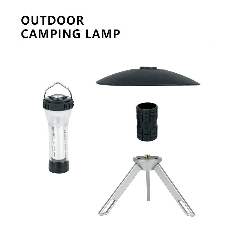 Portable Outdoor Camping Lantern with Tripod Stand Soft