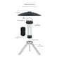 Portable Outdoor Camping Lantern with Tripod Stand Soft
