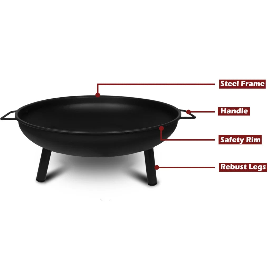 Portable Outdoor Fire Pit Fireplace Open Patio Heater