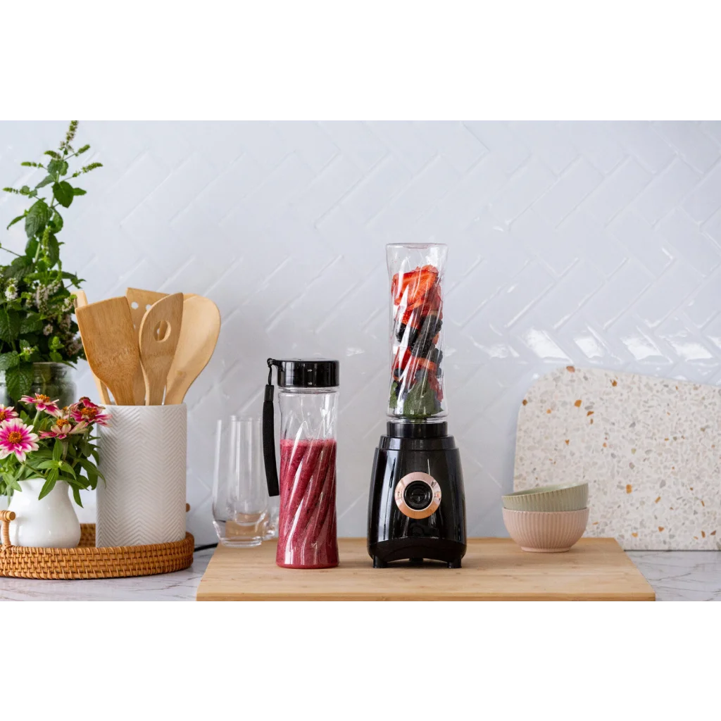Portable Personal Blender with 2 x 400ml Bottles