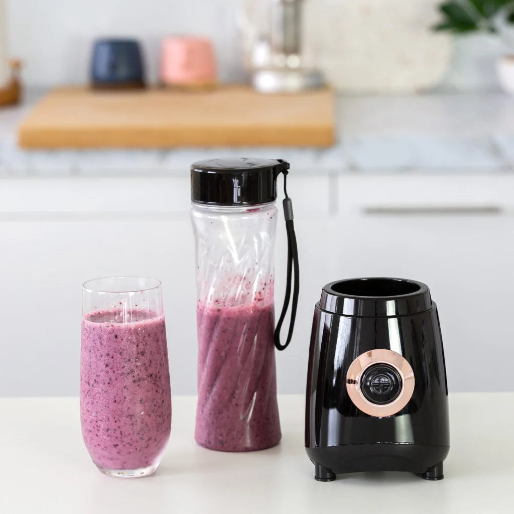 Portable Personal Blender with 2 x 400ml Bottles