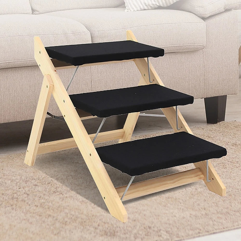 Portable Pet Stairs 3 Steps for Dog Cat - Dog Supplies