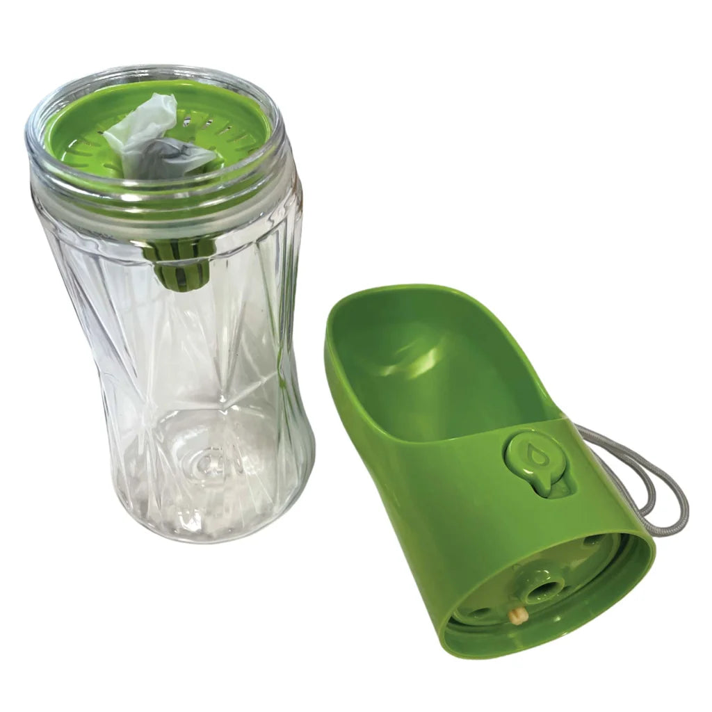 Portable Pet Water Bottle 380ml with Filter Travel Drinking