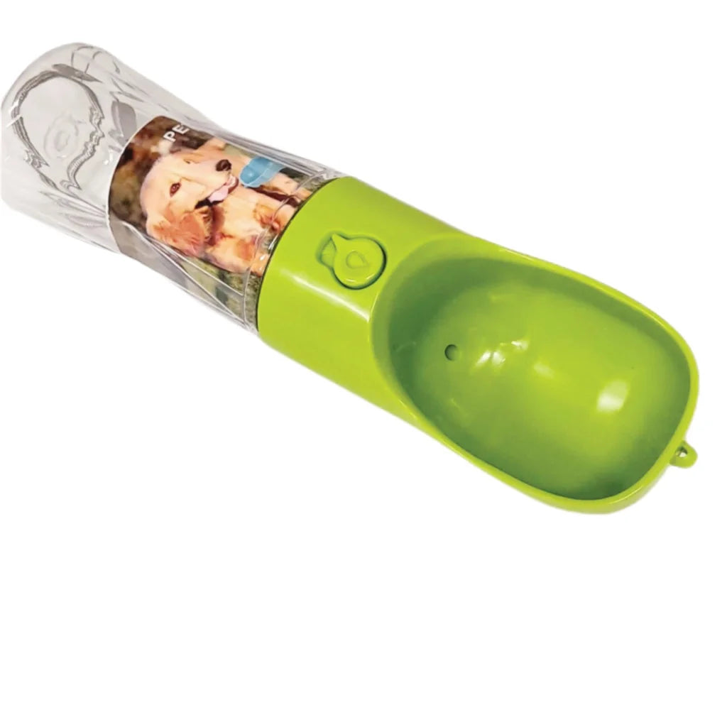 Portable Pet Water Bottle 380ml with Filter Travel Drinking