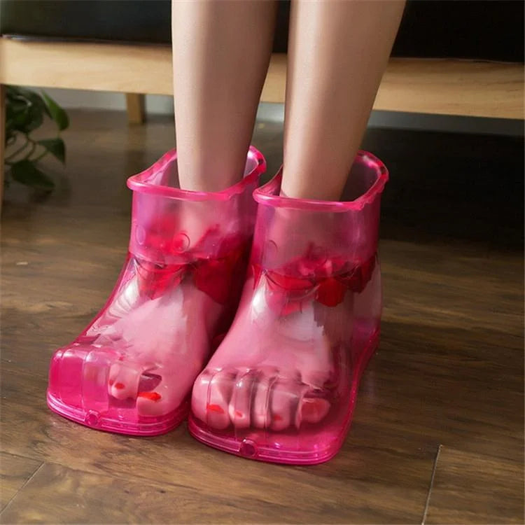 Portable Plastic Bubble Foot Bucket 16.5Cm Height Fits Size