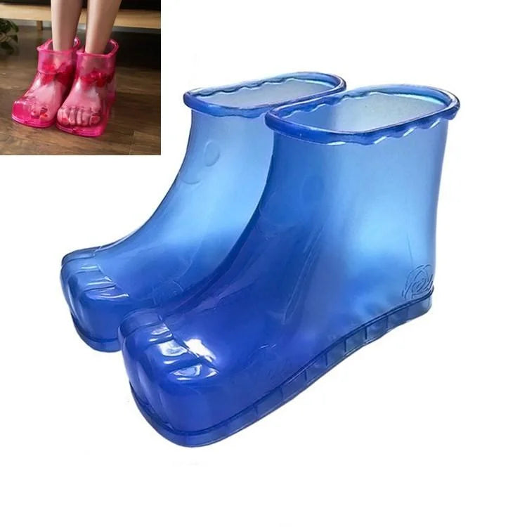 Portable Plastic Bubble Foot Bucket 16.5Cm Height Fits Size