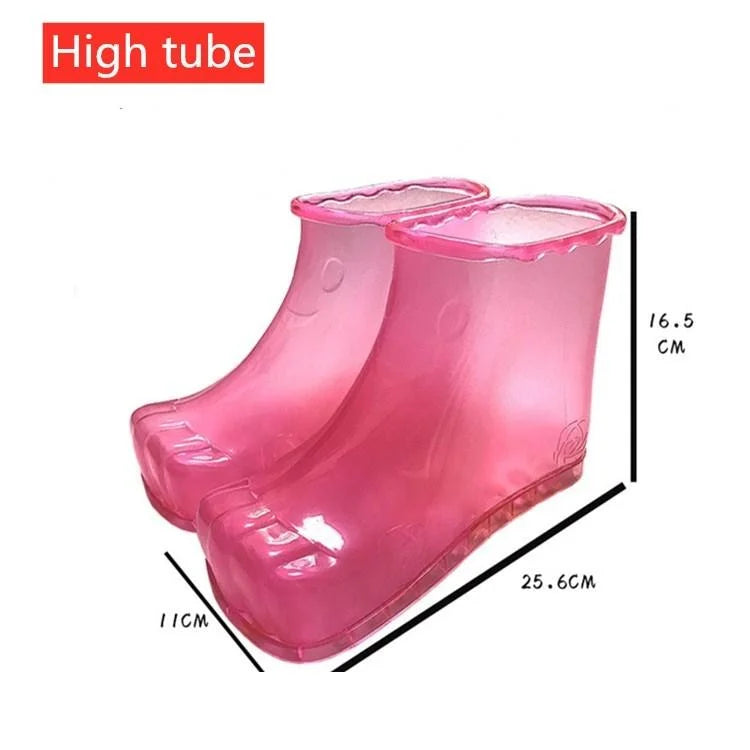 Portable Plastic Bubble Foot Bucket 16.5Cm Height Fits Size
