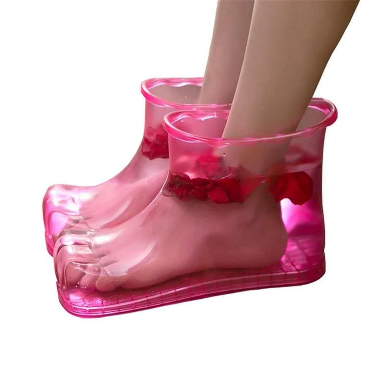 Portable Plastic Bubble Foot Bucket 28Cm Height Fits Shoe